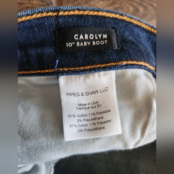 NWOT Veronica Beard Jeans Carolyn Button Hem Baby Boot High Rise Crop Jean - Picture 9 of 14